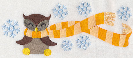 Wrapped Up In Winter Owl