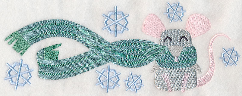 Wrapped Up In Winter Mouse