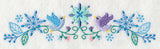 Frosty Foliage & Winter Bird Border