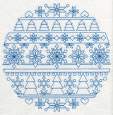 Nordic Winter Circle (Bluework)