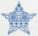 Nordic Winter Star (Bluework)