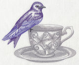 Tea Party Purple Martin (Toile)