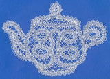 Tea Time Teapot (Battenburg Lace)