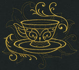 Teacup Filigree (Goldwork)