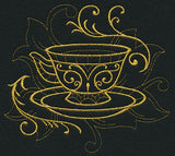 Teacup Filigree (Goldwork)