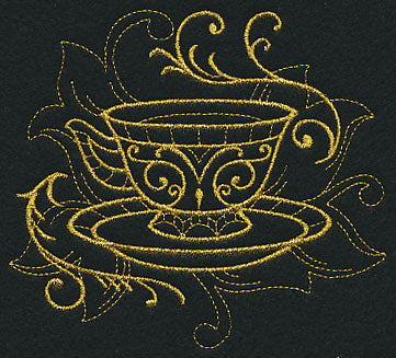 Teacup Filigree (Goldwork)