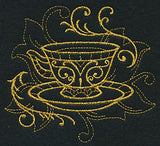 Teacup Filigree (Goldwork)