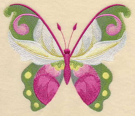 Lady Slipper Butterfly in Watercolor