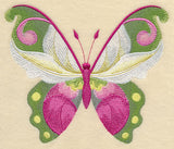 Lady Slipper Butterfly in Watercolor