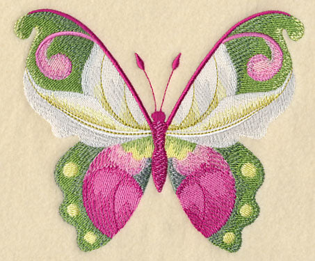 Lady Slipper Butterfly in Watercolor