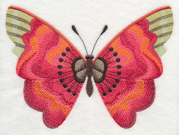 Poppy Butterfly in Watercolor