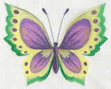 Violet Butterfly in Watercolor