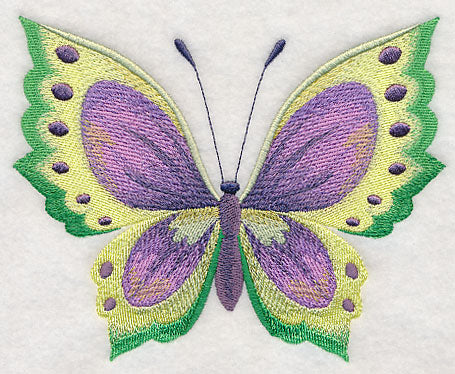 Violet Butterfly in Watercolor
