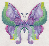 Iris Butterfly in Watercolor