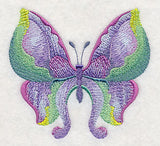 Iris Butterfly in Watercolor