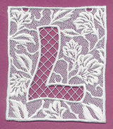 Bunting Letter L (Lace)