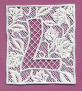 Bunting Letter L (Lace)