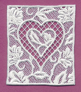 Bunting Heart (Lace)