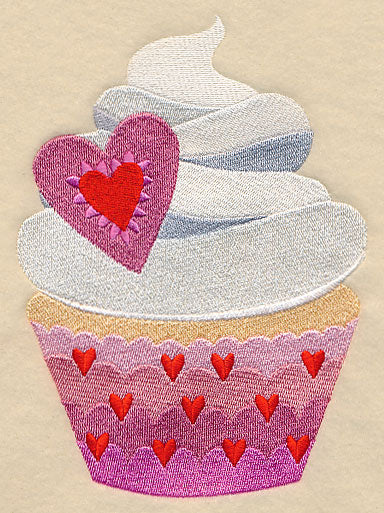 February Heart Cupcake