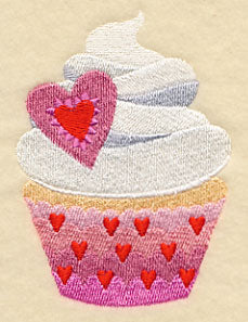 February Heart Cupcake