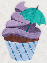 April Showers Cupcake