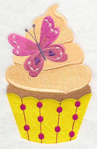June Butterfly Cupcake