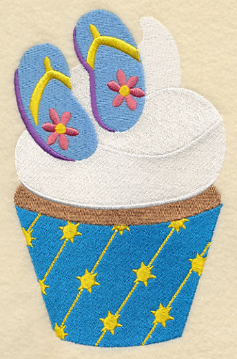 July Flip Flops Cupcake