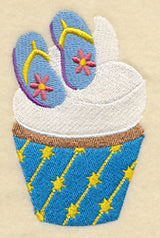 July Flip Flops Cupcake