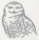 Cool Silhouette Snowy Owl