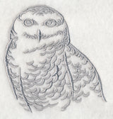 Cool Silhouette Snowy Owl