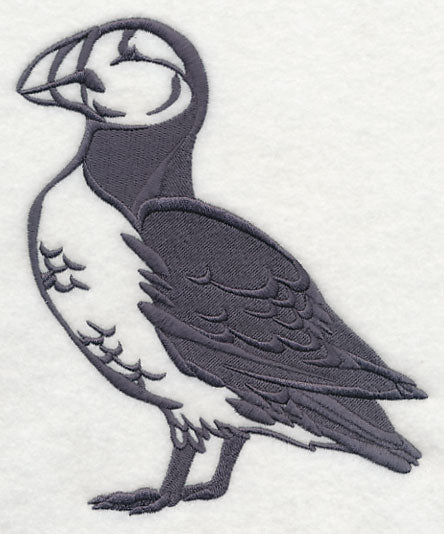 Cool Silhouette Puffin