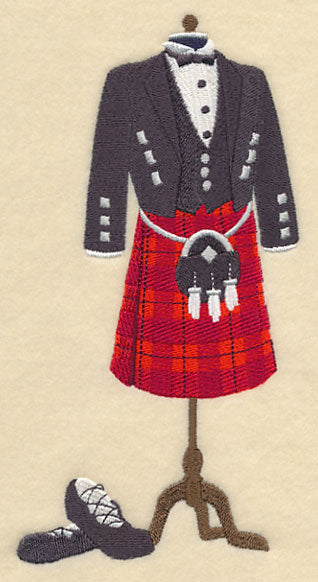 Scottish Dance Dress Form - Male