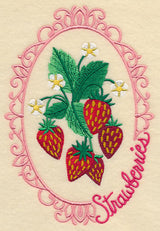 Fruit Cameo - Strawberries