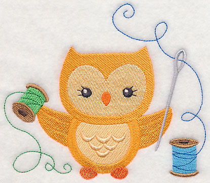 Crafty Owl - Needle and Thread