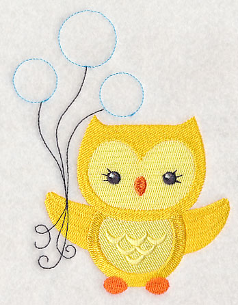 Crafty Owl - Balloons (Add Buttons)