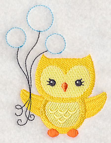 Crafty Owl - Balloons (Add Buttons)