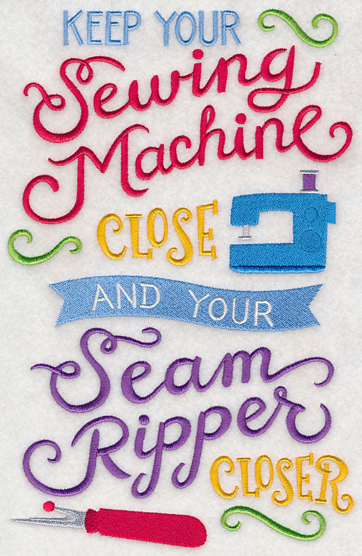Keep Your Sewing Machine Close
