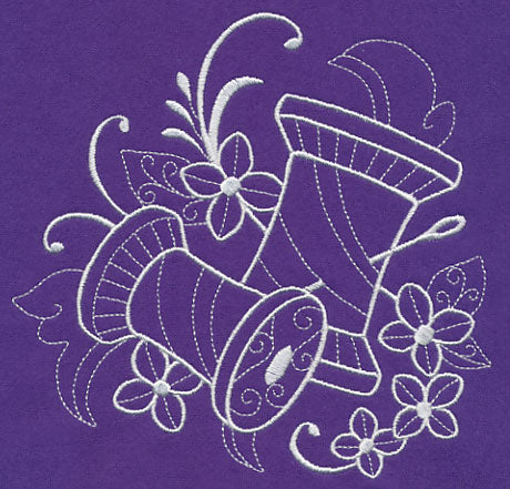 Crafty Spools of Thread (Whitework)