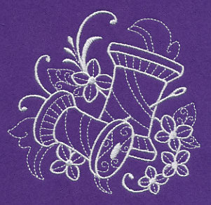 Crafty Spools of Thread (Whitework)