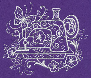 Crafty Sewing Machine (Whitework)