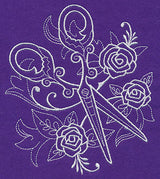 Crafty Scissors (Whitework)