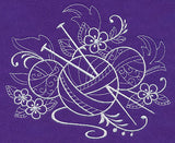 Crafty Knitting Needles (Whitework)