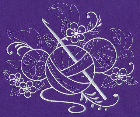 Crafty Crochet Hook (Whitework)