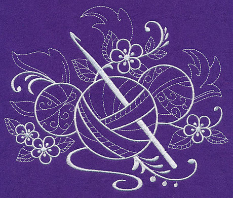 Crafty Crochet Hook (Whitework)