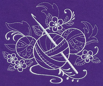 Crafty Crochet Hook (Whitework)