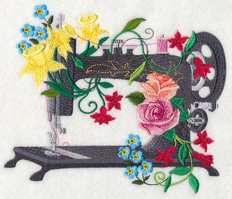 Sewing Machine Blooms