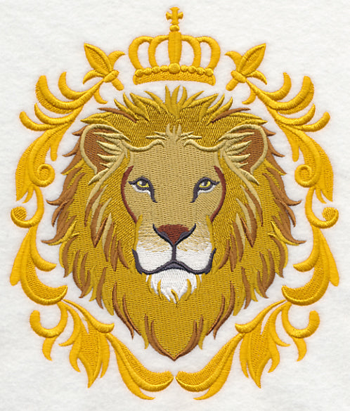 Lion with Baroque Crown and Frame
