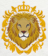 Lion with Baroque Crown and Frame