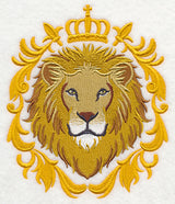 Lion with Baroque Crown and Frame