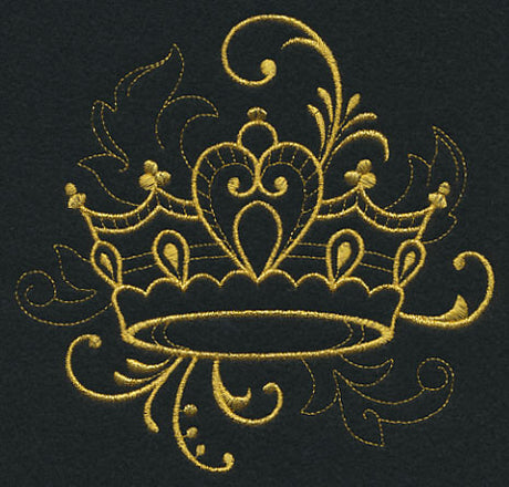 Queen's Crown Filigree (Goldwork)
